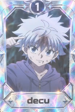decu holographic card