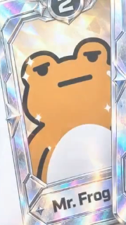 Mr. Frog holographic card